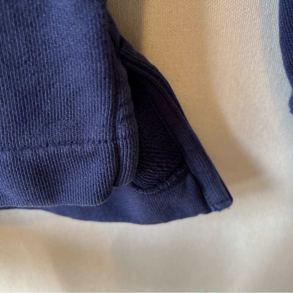 Vineyard Vines Pullover sweatshirt Cowl neck XS Blue Thumb holes Womens Comfy - Picture 6 of 9